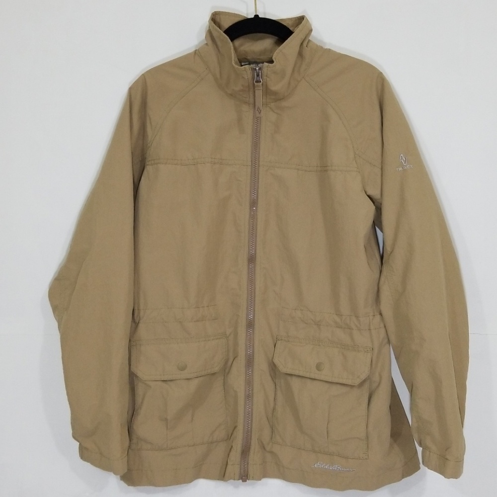 Eddie Bauer Travex Atlas light Jacket Medium khaki
